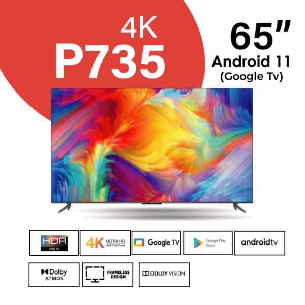 TCL P735 65 inch 4K HDR Google TV