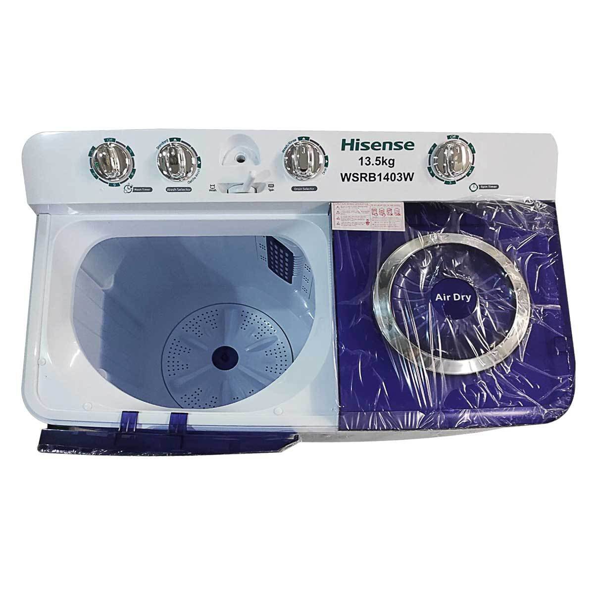 Hisense WSRB143W Semi - Automatic Washing Machine