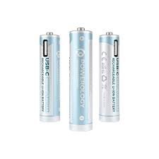 Powerology Battery USB-C Rechargeable Lithium AAA (4pc pack)