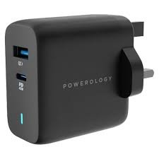 Powerology Charger Ultra-Compact GaN With USB-C To USB-C