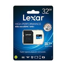 Lexar 633x memory card 32 GB MicroSDHC